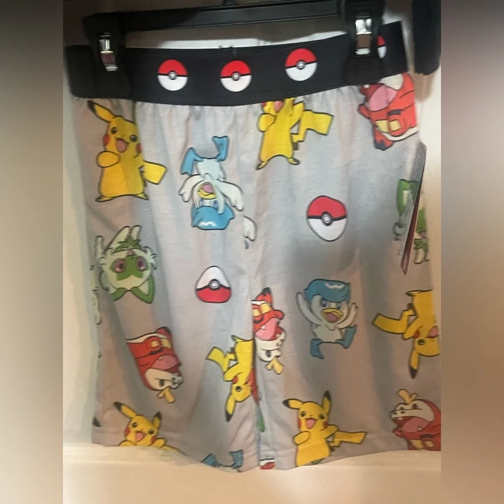 NWT Pokémon Boys 2-Piece Pajama Set XS 4/5 Pikachu Short Sleeve‎ Sleepwear